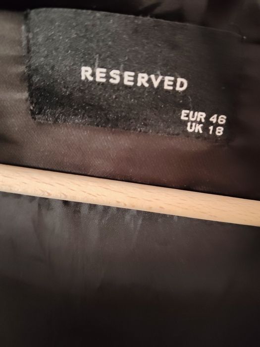 Kurtka damska zimowa płaszczyk Reserved 46