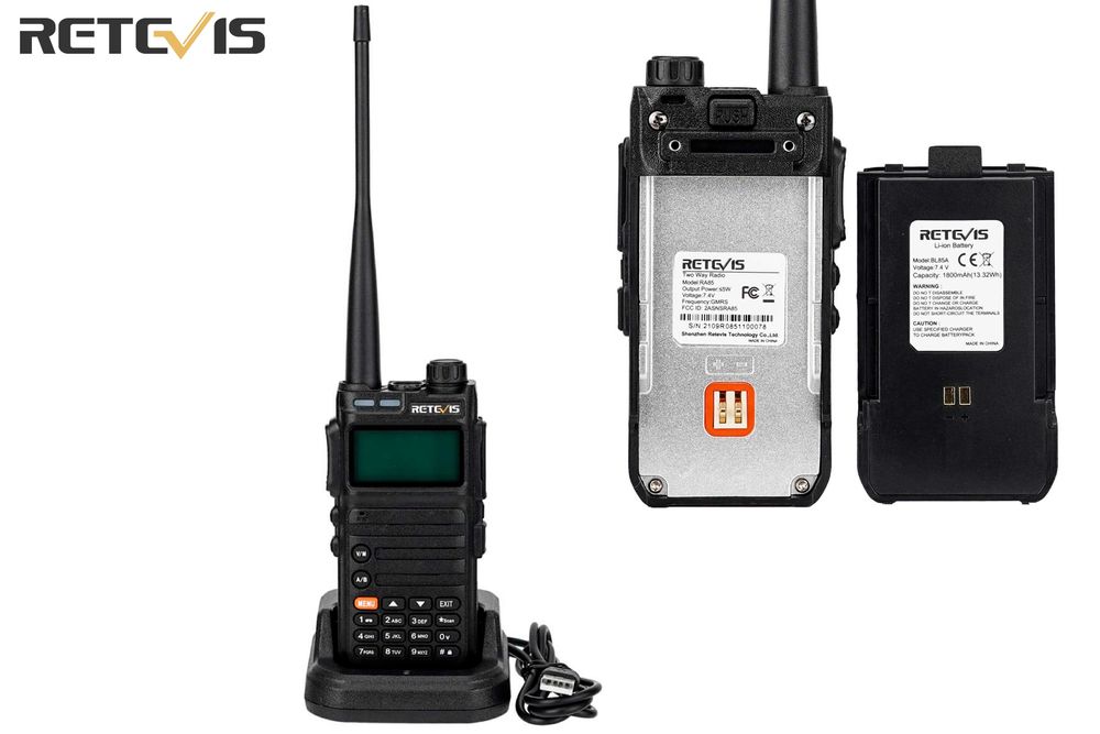 Rádio Retévis RA685 VHF UHF versão UE