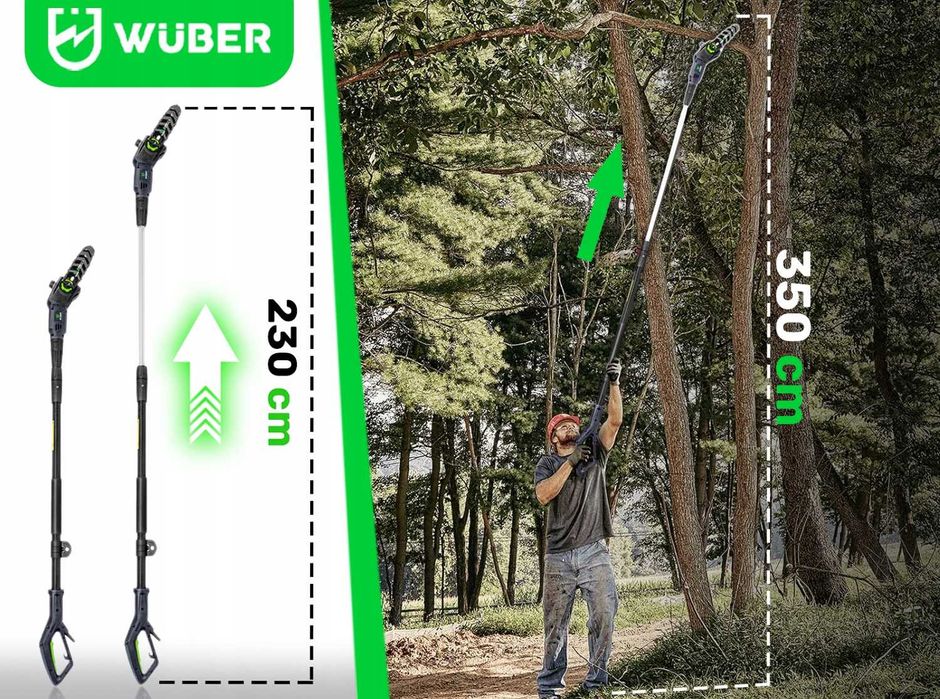 Nowa - piła łańcuchowa na wysięgniku teleskopowa do gałęzi pilarka