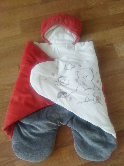 Новый конверт для малыша с капюшоном