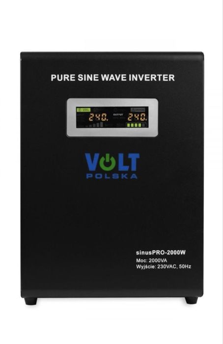 Гібридний ДБЖ/інвертор Volt Polska SINUS PRO 2000 W 24/230