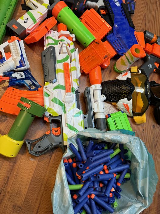 Ogromny zestaw Nerf