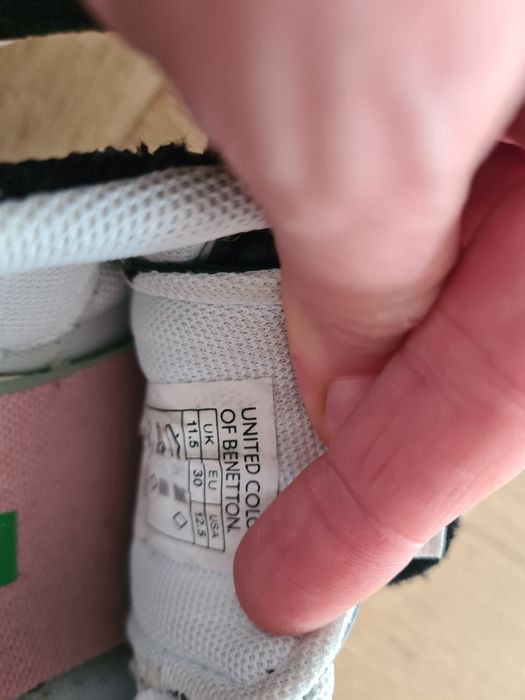 Trampki buty czarne benetton 30