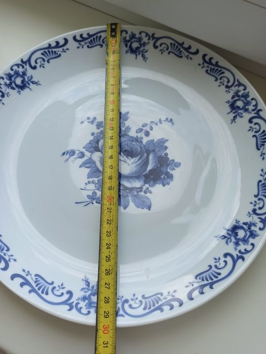 Блюдо фарфор Богемия Чехословакия времён СССР.30 см