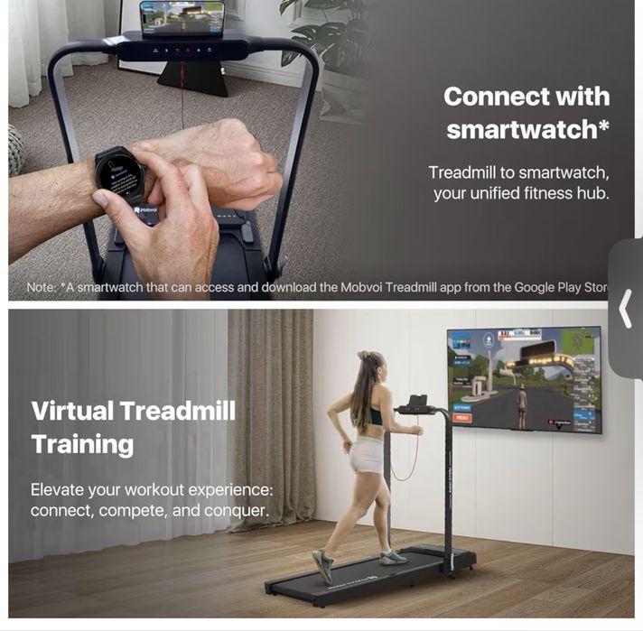 Passadeira de Corrida Mobvoi Home Treadmill Plus – Como Nova