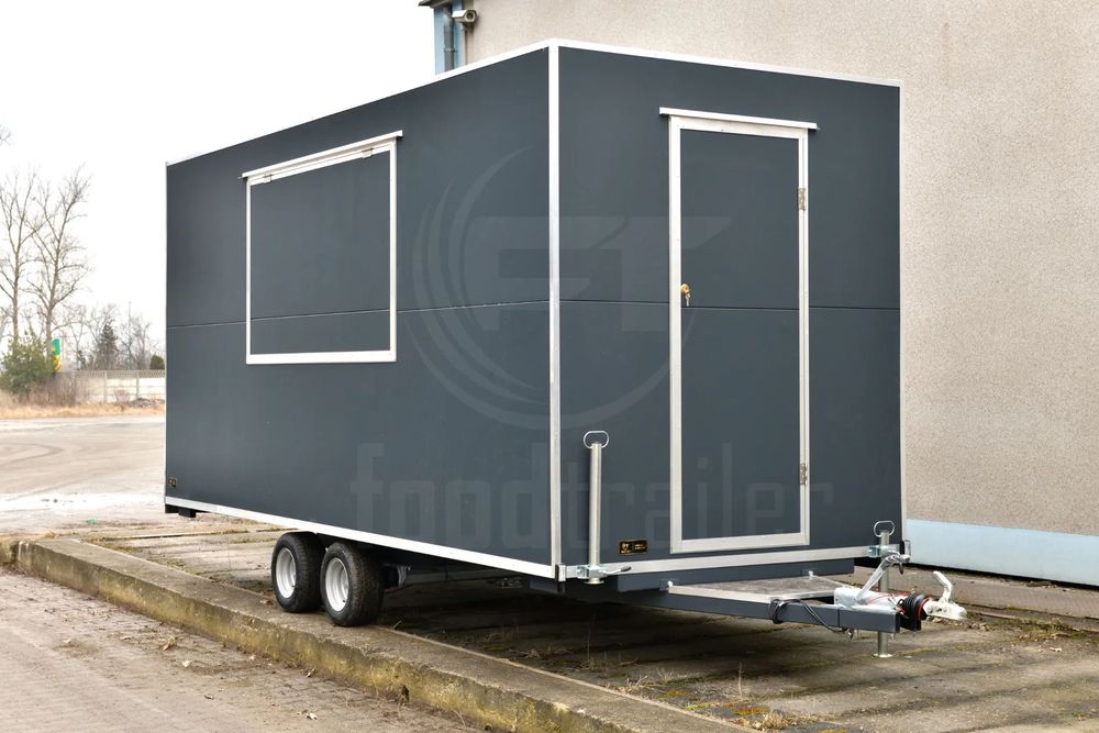 foodtrailer  Przyczepa gastronomiczna handlowa 4mx2m gotowy biznes lody gofry