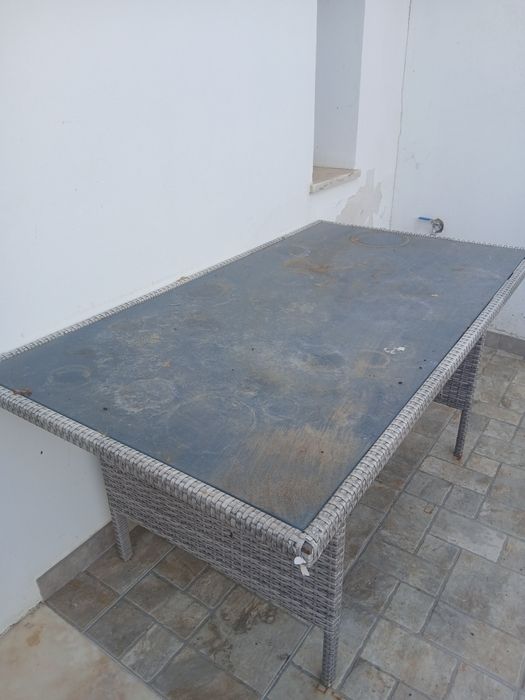 Mesa Exterior Tampo Vidro