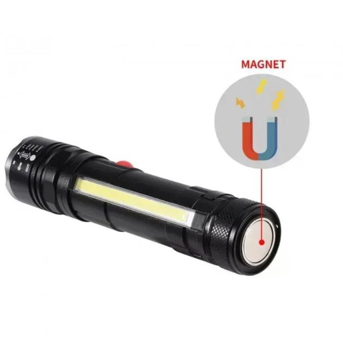 Ліхтарик металевий ручний  тактичний акумуляторний та на батарейкахя