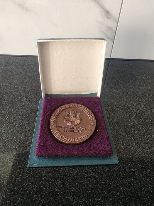 Medal odznaka Not Naczelna Organizacja Techniczna Włoclawek