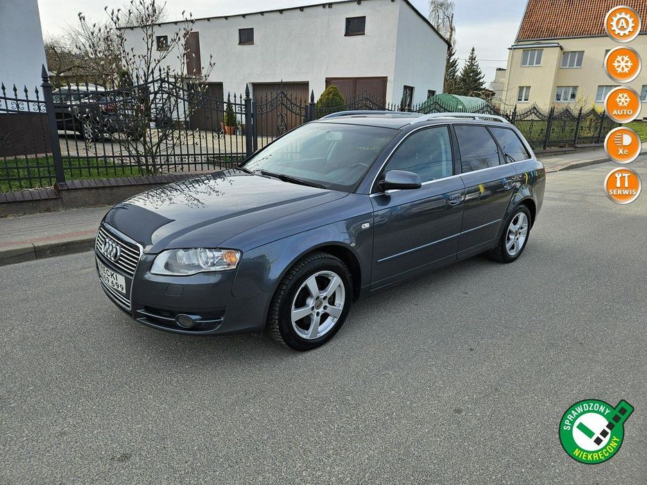Audi A4 Avant Opłacony Zdrowy Zadbany Automat Klima xenon 2 kmpl kół Po serwisie