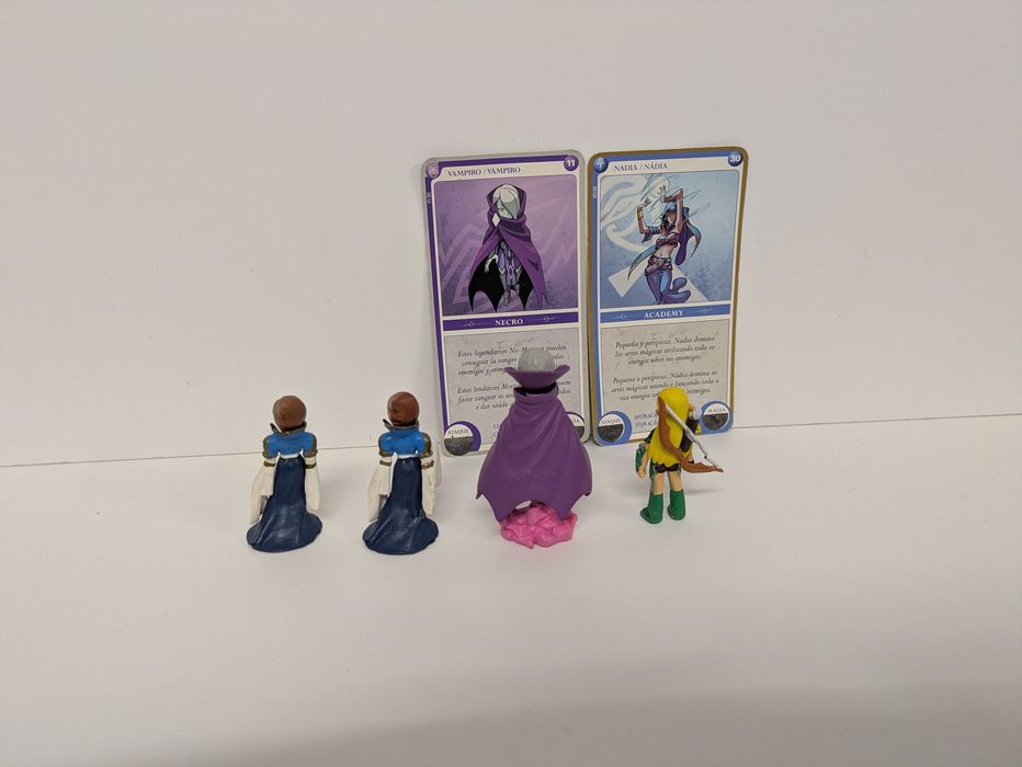 Lote Figuras Might & Magic Clash of Heroes + Cartas