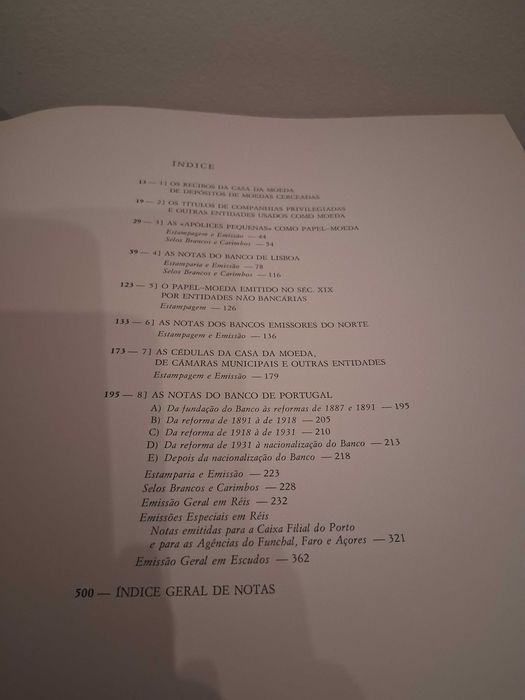 Livro O Papel-Moeda em Portugal (Banco de Portugal)