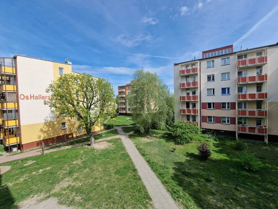 2 Pokoje, IV Piętro, Balkon,Os. Hallera, LUB ZAMIANA NA KAWALERKĘ