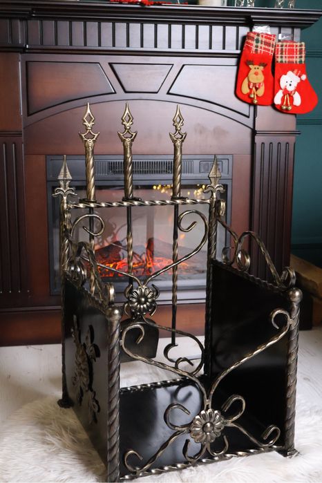 Дровниця з камінним набором