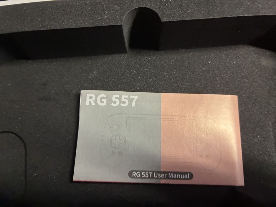 Consola Anbernic RG557 Roxa Transparente ( Como Nova / Pouco Uso )