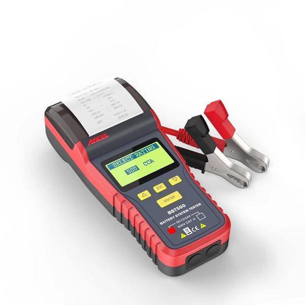 Verificador Digital de Baterias 12/24V c/ impressora Ancel BST500 NOVO