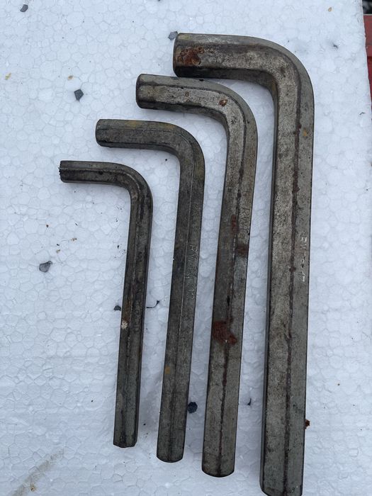 Klucze imbusowe 4 sztuki