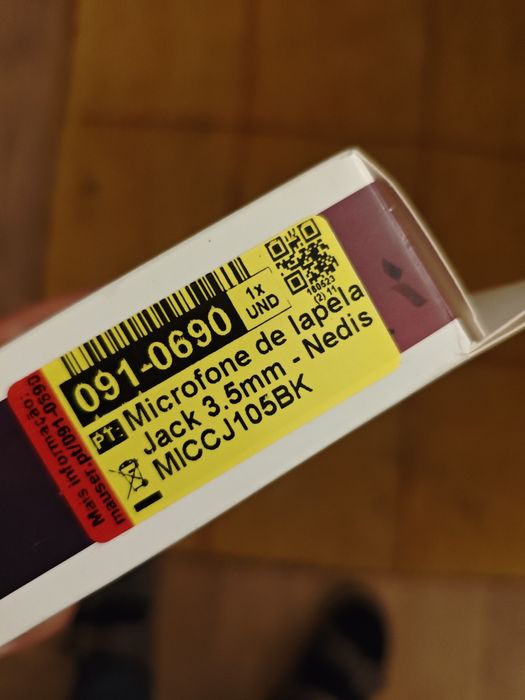 Microfone lapela (novo)