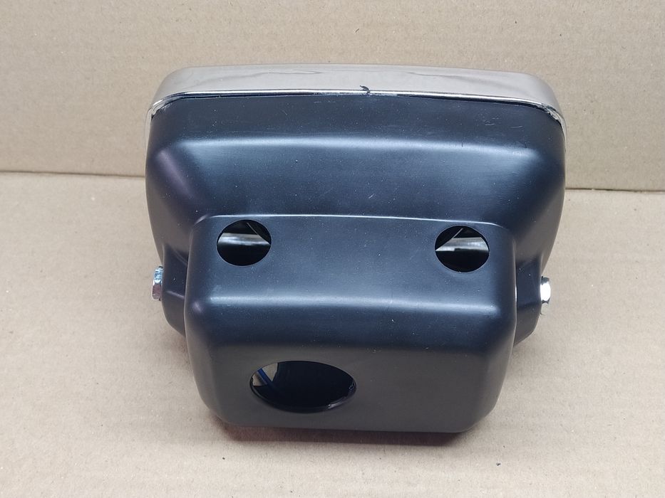 Фара передя мопеда Альфа Дельта кругла, квадратна