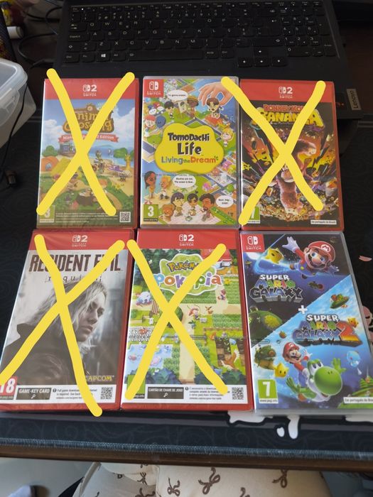Jogos nintendo switch  (selados)