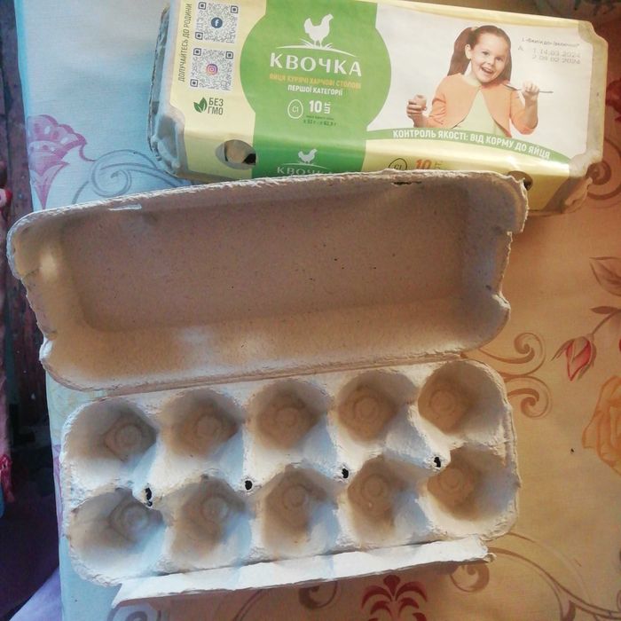 Картонний лоток для яєць