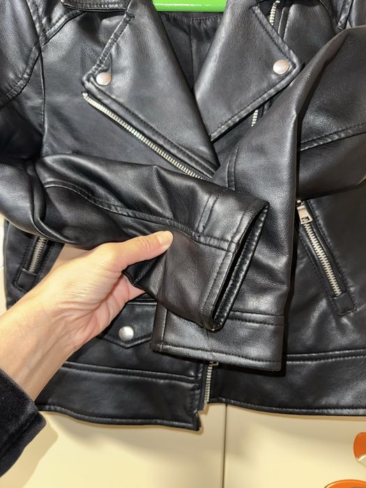 Шкіряна куртка косуха і штани Zara