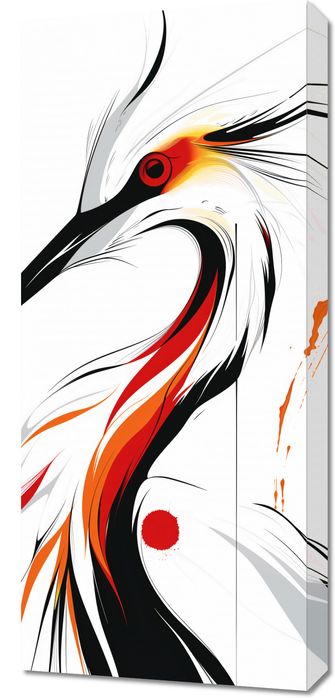 Obraz 40x90cm Bocian