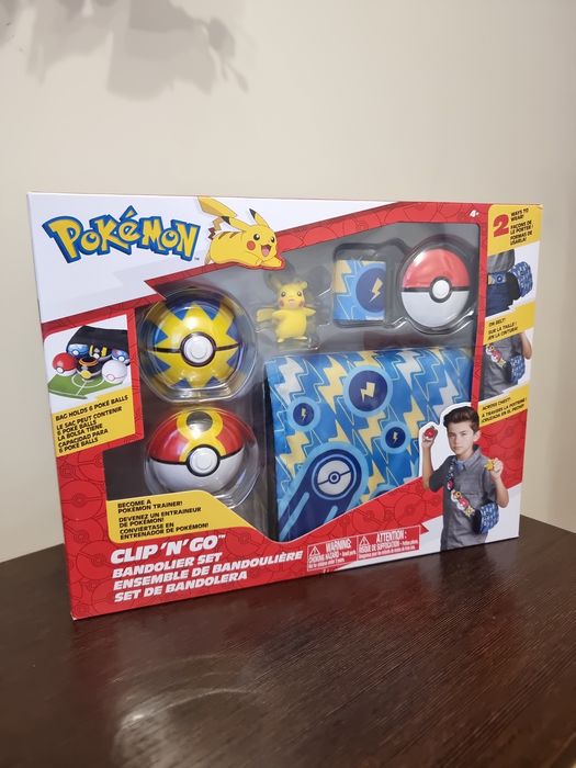Zestaw Pokémon Clip 'n' Go Bandolier – pas na Poké Balle