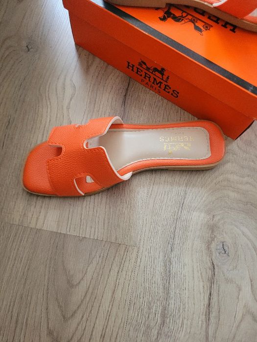 Klapki Hermes nowe