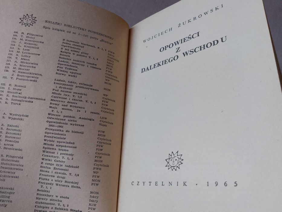 W. Żukrowski "Opowieści z Dalekiego Wschodu" 1965