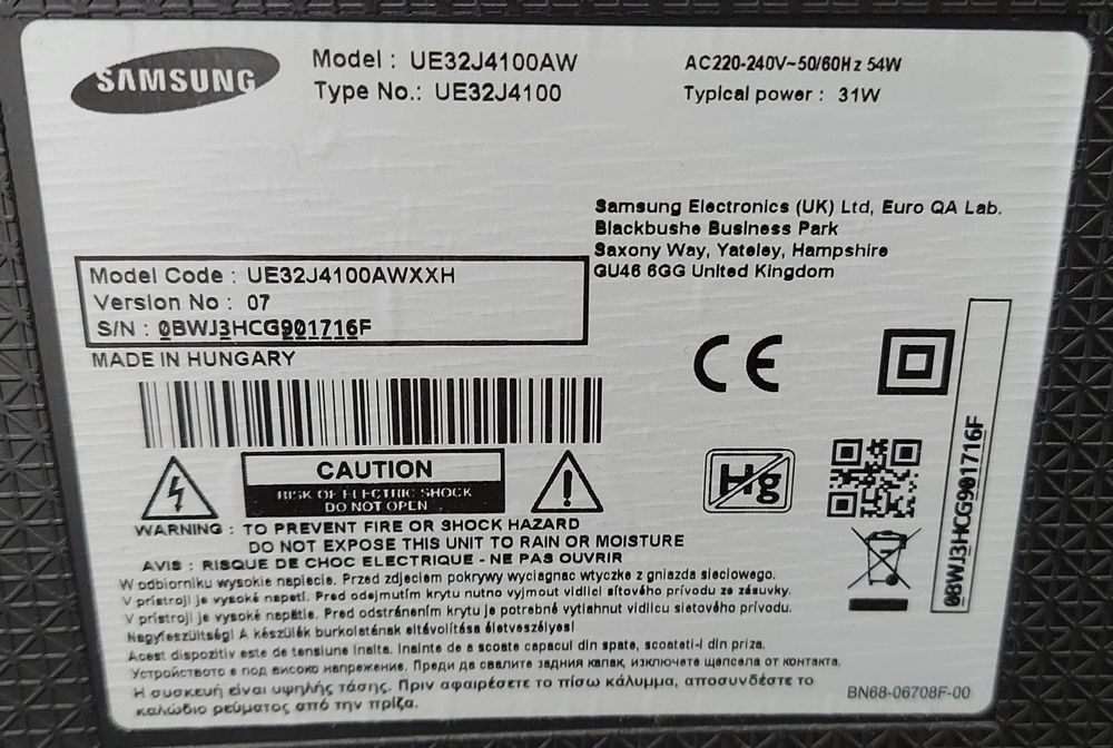 Telewizor Samsung 32 cale/mało używany