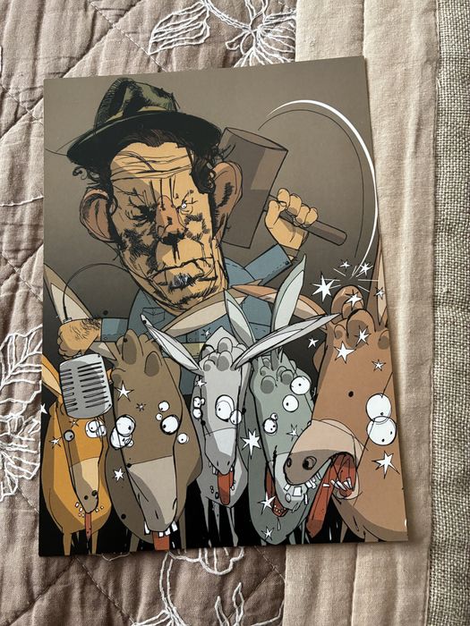 Tom Waits Postal Revista Mojo 1999