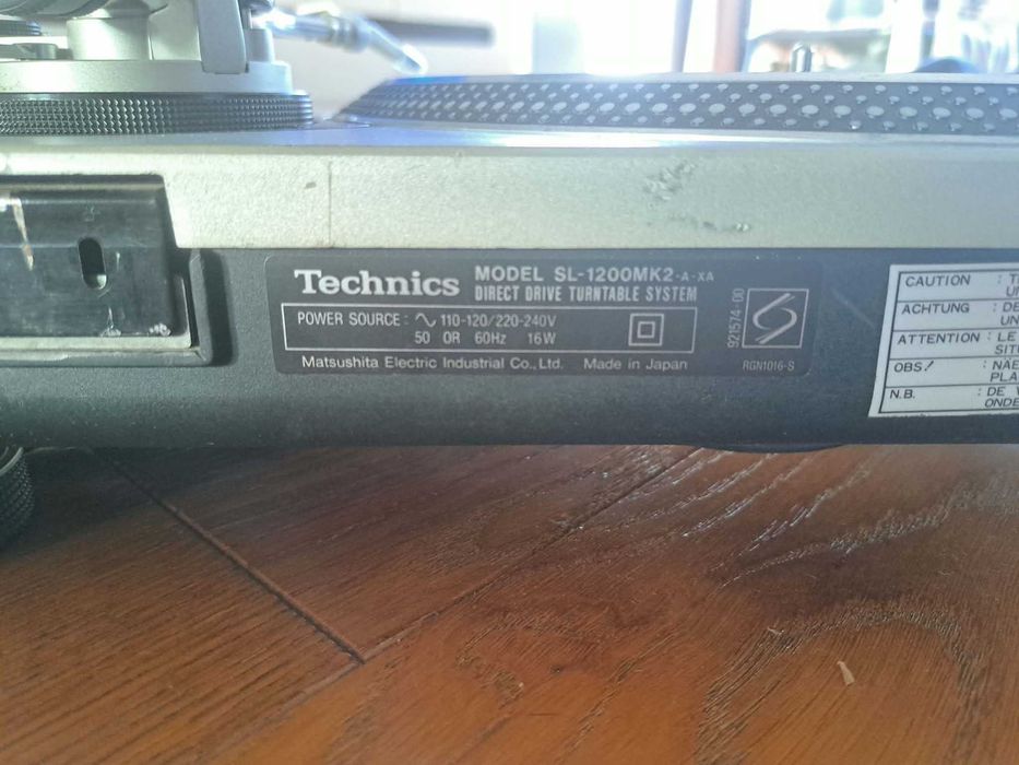 Technics SL-1200 mk2 | Kultowy gramofon made in japan + Case i slipmata gratis!