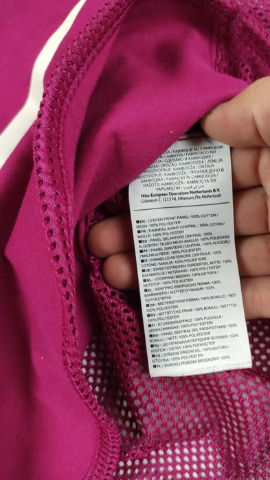 Koszulka sportowa Nike top różowy r. S