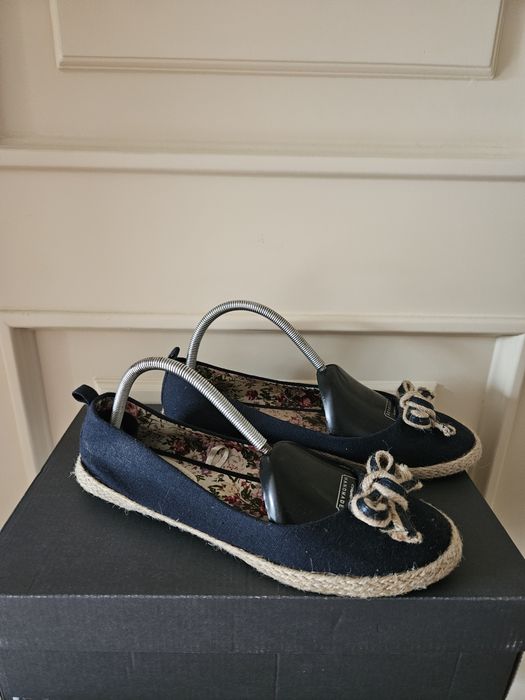 Nova stylowe, nowe espadryle granat r 38
