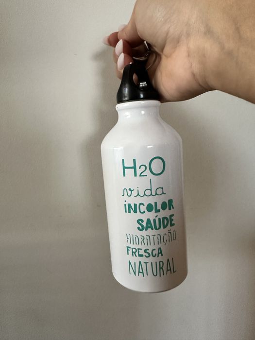 Garrafa térmica branca