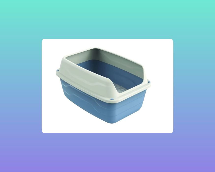 Туалет для котов с очень высоким бортиком Colosseo