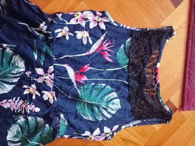 Sukienka krótka rozmiar S M 36 38 - na lato przewiewna