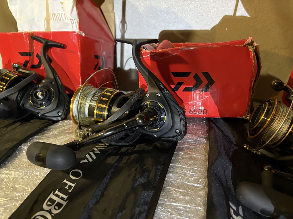 Conjunto de pesca Daiwa BG – Como novo
