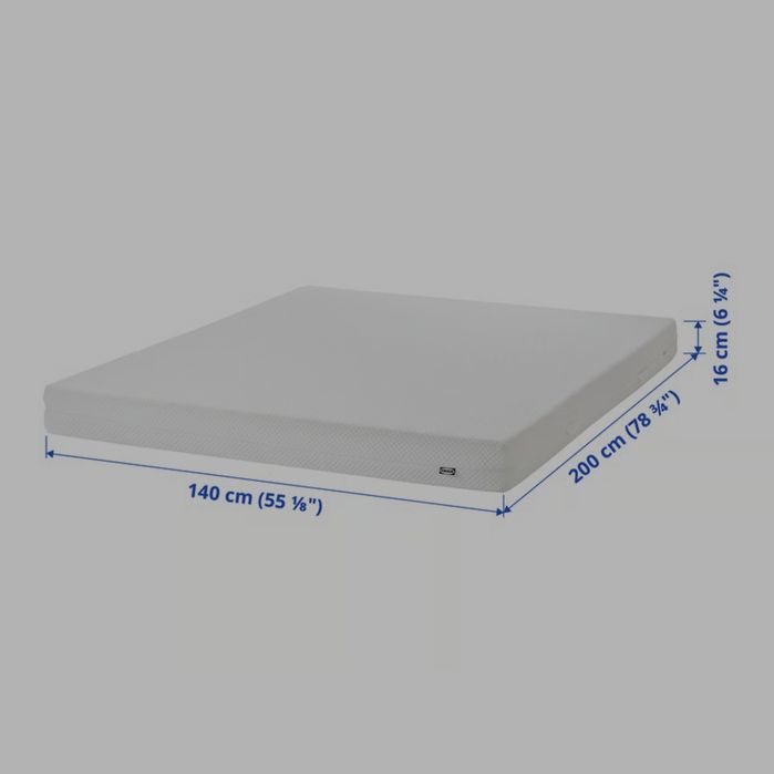 Colchão IKEA espuma de memória