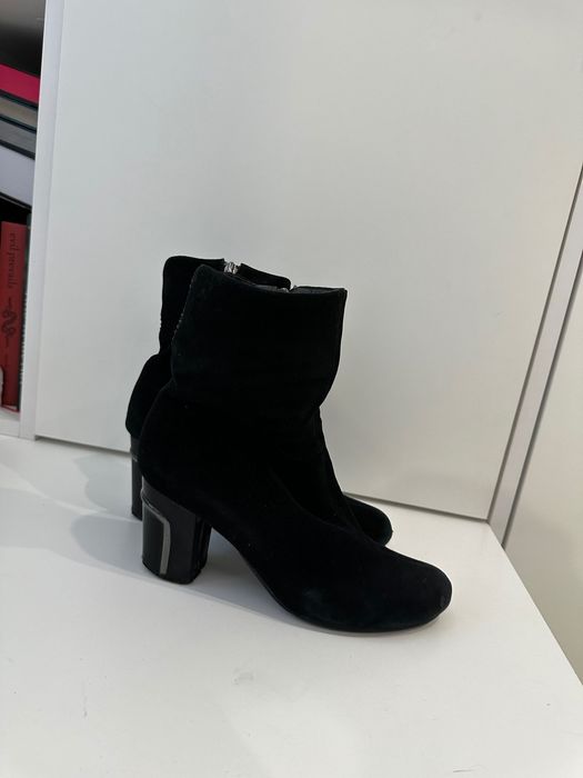 Чобітки демісезон, натуральна замша, 39