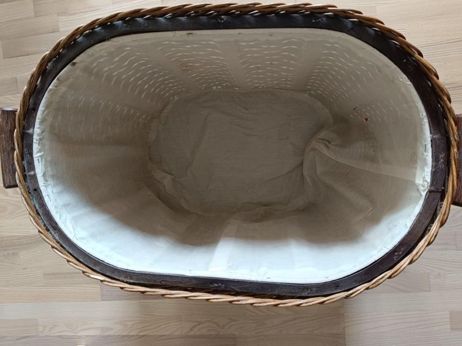 Kosz wiklinowy ratanowy