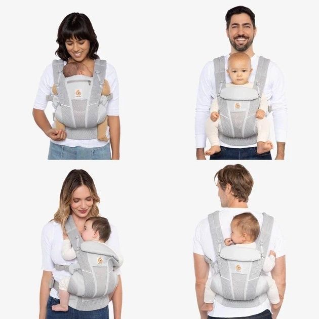 Рюкзак-переноска Ergobaby Omni Breeze Baby Carrier Pearl Grey від народження