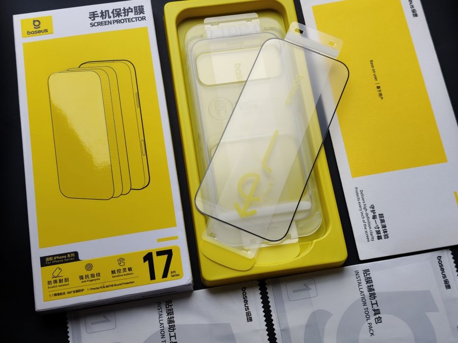 Захисне скло Baseus HD для iPhone 17 / 17 Pro / 17 Pro Max (2 шт. в комплекті)