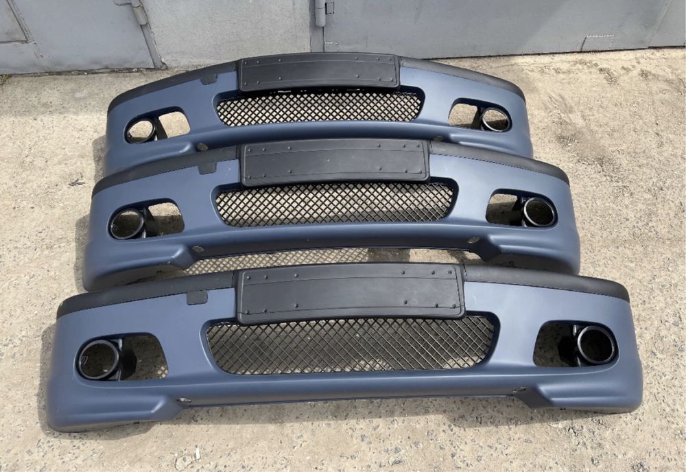 Бампер BMW E39 M E46 М передний бмв е46м е39 м решетка птф туманки