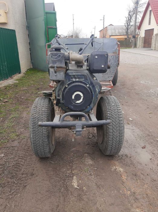 Мотоблок зубр з прицепом