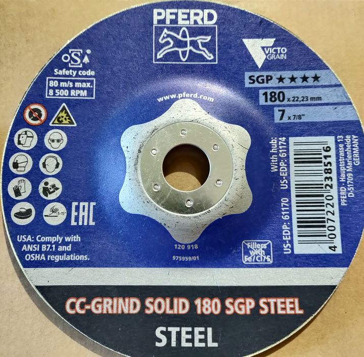 Круги зачистные PFRED диаметр 180 мм .Алмазная паста