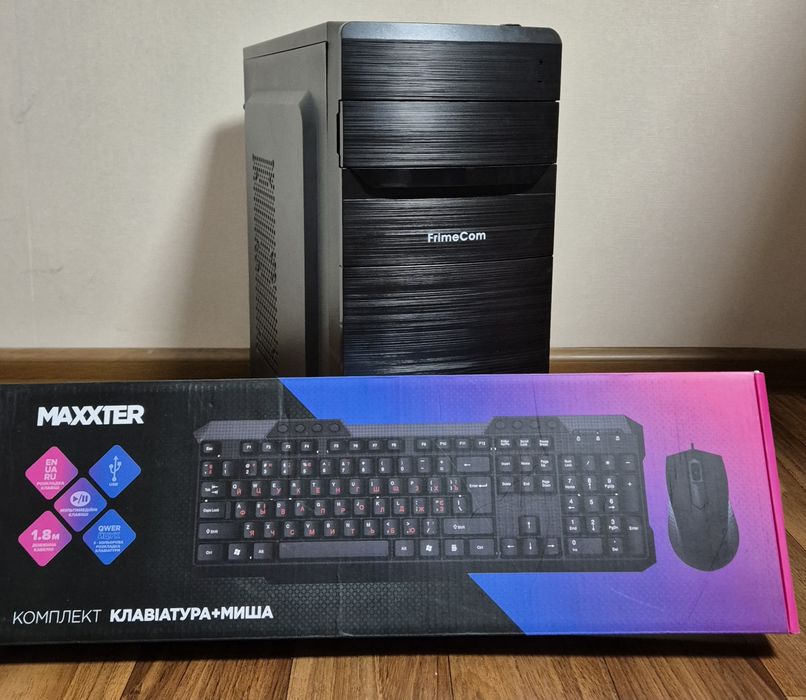 Компьютер комплект (системный блок + клавиатура+мышь) 4ядра/8гб