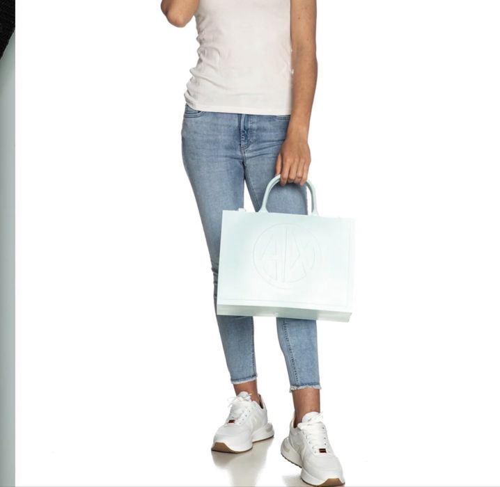 Nowa ! Armani Exchange torba na ramie w kolorze mietowym