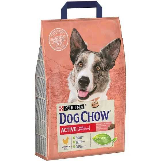 Корм Purina Dog Chow Active Adult д/с активних  з куркою, 2.5 кг